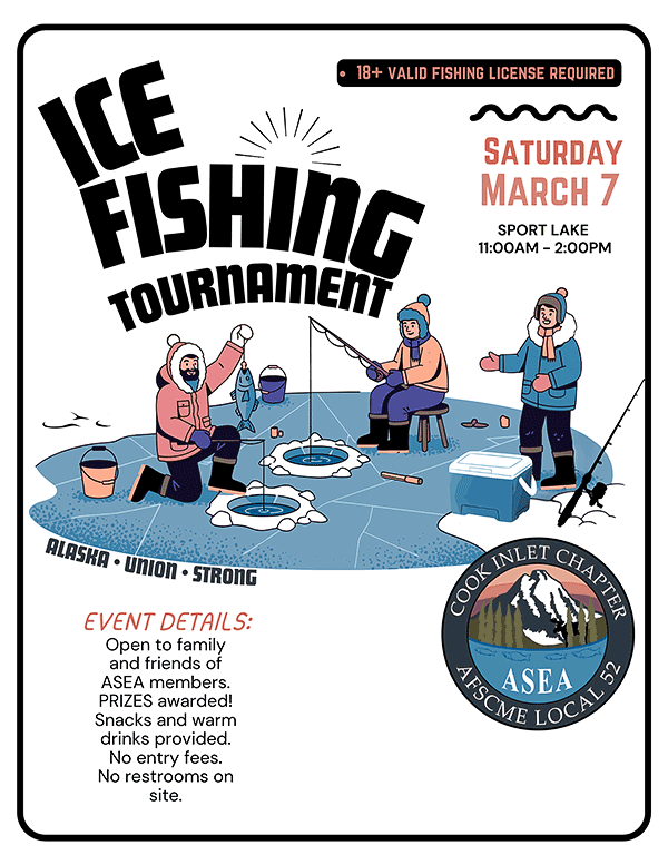 Cook Inlet Chapter Ice Fishing Tournament Mar. 7, 2026