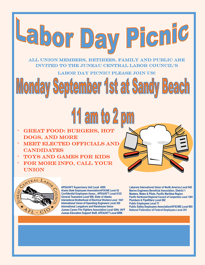 Juneau CLC Labor Day Picnic Sep. 1, 2025