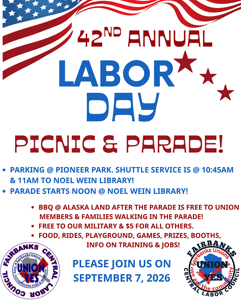Fairbanks Labor Day 2026 Picnic & Parade