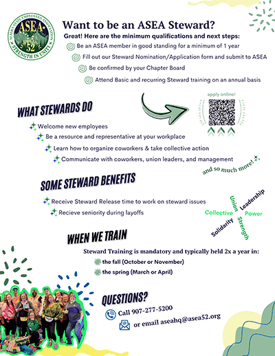 Want to be an ASEA Steward? Become an ASEA Steward Flyer (2026)
